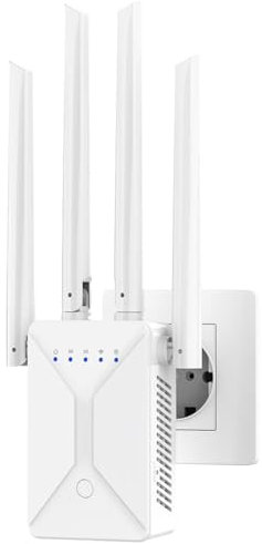 COTDLNK WLAN Verstärker Repeater 1200 Mbit/s WiFi Booster für Zuhause, Compatible with All WLAN Devices, einfache Einrichtung