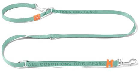 HOWGO Guinzaglio multifunzione 8 in 1 per addestramento cani a mani libere con manico imbottito, lunghezza regolabile in nylon da 2,5 m, leggero alluminio aeronautico, guinzaglio a tracolla per