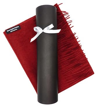 Sarah Sophie Christine Kaschmirschal, 100% Kaschmir (Rot)