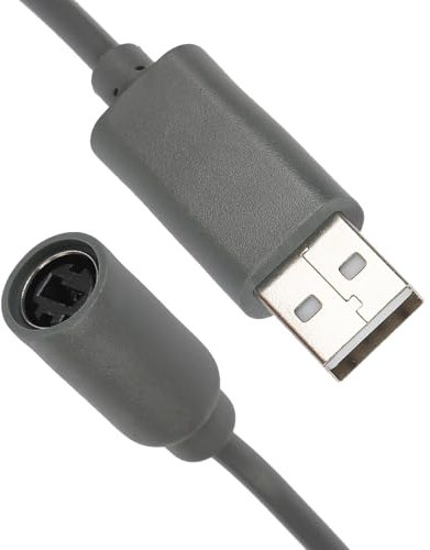 BaiWeiDun USB Breakaway Cable Compatible for Logitech G920 G923 G27 G29, Ferrari 458 Spider Racing Wheel Cord, Guitar Hero, Xbox USB Plug (Black)