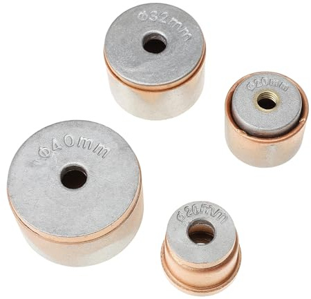 BAZEITFLOW 4 pares Cabezal Troquel Ppr Fusión Caliente Resistente Antiadherente para Máquina Soldar Puntos y Tuberías Estable y Práctico
