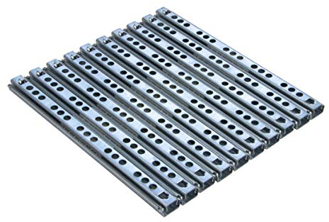 Gedotec Teleskopauszug Schubladenauszug 17 mm Teleskopschiene für Schubladen | Länge: 278 mm | Stahl verzinkt | Schubladenschienen Teilauszug | Tragkraft 12 kg | 5 Paar - Auszüge für Holz-Schubkästen