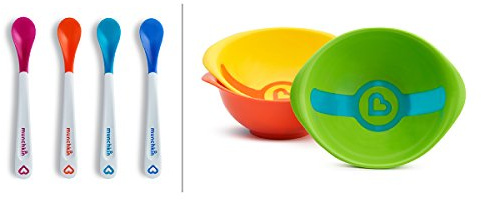 Munchkin White Hot Spoons and Bowls Bundle (7 Piece Set)