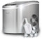 TRINITI Eiswürfelbereiter | Eiswürfelmaschine Edelstahl | 150W Ice Maker | 12/15 kg 24 h | 2 Würfelgrößen | 2 Liter Wassertank | Timer | LCD-Display |