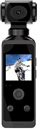 Dpofirs Portable​ 1080P Action Camera with 270° Rotatable Anti-Shake & 30m - HD Underwater Video Cam with Mic for Diving Riding Outdoor Sports