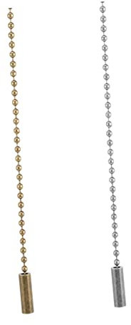OUNONA 2stücke Bead-zugkette Für Deckenventilatoren Verlängerungskette Geeignet Für Lampen Vorhänge Und Wohnkultur Antikbronze Und