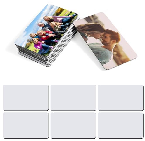 SRIZAIN 16 Pezzi Magneti da Frigorifero, Magnete per Sublimazione 5.1x8.9cm Magneti Decorativi per Frigorifero Lavagna Cucina Domestica Ufficio Decorazione