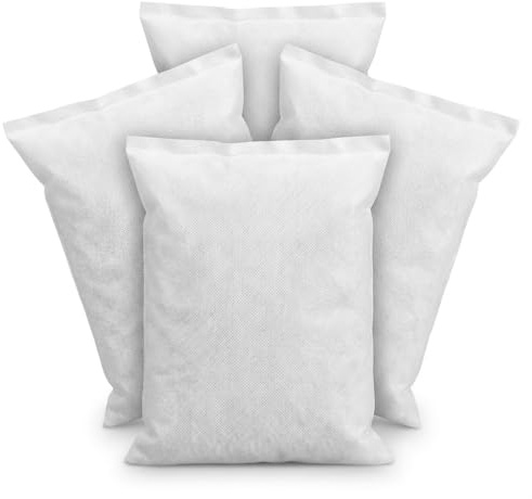 HomeLuxWorld Paquete de recambio para deshumidificador de aire, 4 unidades de 680 g, granulado para deshumidificador sin electricidad, sistema de bolsa, para baño, sótano, dormitorio, protección