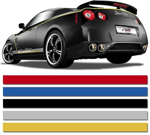 AUTO-STYLE Universelle Selbstklebende Pin-Stripe AutoStripe Cool200 - Blau - 6mm x 975cm