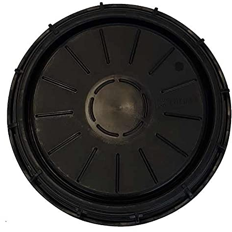 IBC Deckel NW225 - Gewinde S245x6 - schwarz - Dichtung Moosgummi