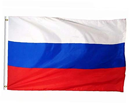 35.4x59 Pouces Grand Drapeau Grande Russie Drapeau Bannière Polyester Imprimé Drapeau National avec La Russie Brass Oillets
