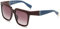 Furla Unisex SFU594 Sunglasses, Bordeaux, 55