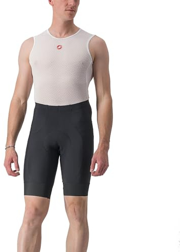 CASTELLI Men’s Entrata 2 Short for Road and Gravel Biking I Cycling - Black - Medium