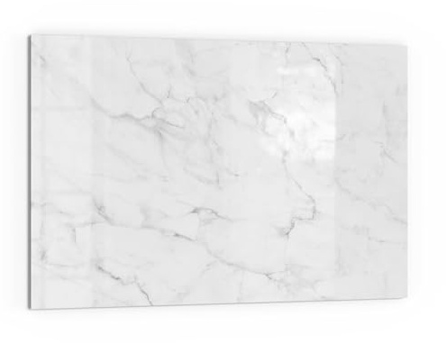 DEQORI Küchenrückwand Glas | Motiv Marmorplatte im Detail | 60x40 cm | Bad- oder Herd-Rückwand | Herdblende Spritzschutz für Küche & Badezimmer | moderne Deko für Fliesenspiegel