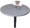 NNSMUN Elastische Tischdecke Gartentischdecke RundtischdeckeTischdecke Outdoor, Elastisch Rund Gartentischdecke, Abwaschbar abwischbar Wetterfest (90 cm (Runder Tisch),GrauV)