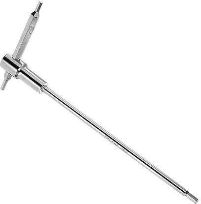 CoCud Llave Hexagonal en Forma T 3mm Hexagonal Acero Cr-v Métrica con Mango Deslizante Llave Inglesa con Mangas Velocidad Mango en Forma t O en Forma l 1 Ud