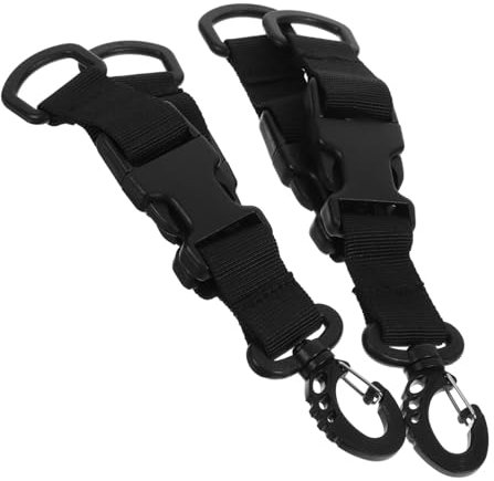 HONMEET 2 Stück Outdoor-hüftschnallen Camping-hüftschnallen Kletterkarabiner Hüftgurtkarabiner Outdoor-karabiner