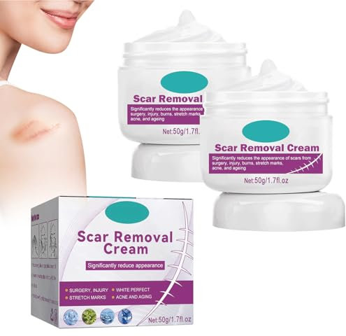 Pemarlis 2 pack Narbencreme, Narbensalbe, Narbe Entfernen, Scar Cream, Narbenpflege Für Flachere, Weichere, Elastischere Und Weniger Sichtbare Narben, Alte & Neue Narben, Dehnungsstreifen