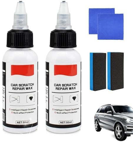 V-Vaxy Car Scratch Repair Wax, Ultimate Paint Restorer, Car Scratch Removal Kit, Intelligent Repair Scratcher,Repair Agent, Paint Polishing Wax (2PC)