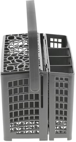 Masterpart Universal Dishwasher Cutlery Basket, 7 Compartment Utensil Holder, Silverware Rack, Grey, Compatible With Electrolux, Zanussi, AEG Dishwashers