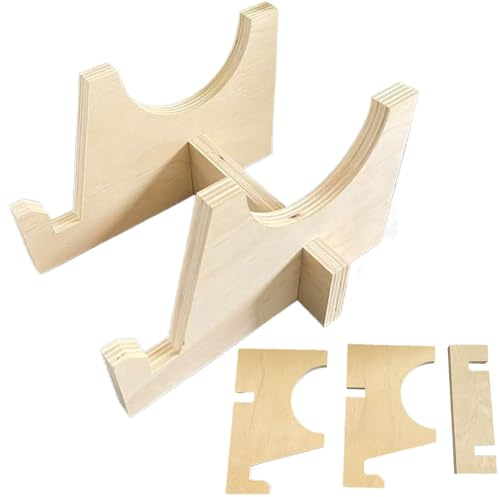 Wooden Balance Board Stand - 22x20x14cm Roller Boards Storage Rack, Exercise Balancing Stability Trainer Bracket | Wooden Balance Board Storage Rack Stand For Indoor Adult Gym Fitness Center Home