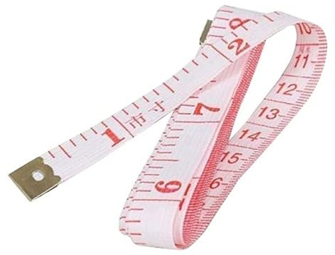 1.5M M 60 Plastica Morbida Righello Sarto Panno Corpo Misurare per Misurare Piatto Nastro Automatico Termorestringenti Metro da Sarto - Bianco