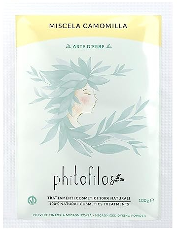 Phitofilos MISCELA CAMOMILLA 100gr Biondo dorato 100% Vegetale
