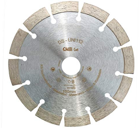 Disque à tronçonner diamanté de qualité supérieure Ø 150 mm pour fraiseuse à maçonnerie et fraiseuse