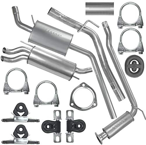 Auspuffanlage Schalldämpferset Auspuff für VW Transporter T4 IV Pritsche SWB, LWB 1.9 TD 2.4 D