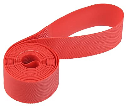 X AUTOHAUX 24 pollici bici bici ruota cerchio striscia cerchio nastro fodera tubo interno fascia di protezione PVC rosso coppia