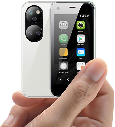 Hipipooo Mini 3G Upplåst Telefon 2,5 Tums Android 6.0 Smartphone 1 GB RAM 8 GB ROM Dual SIM 1580 mAh 30 W 500 W Kamera Barntelefon