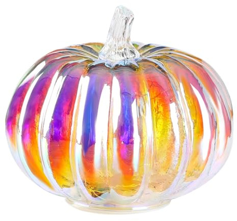 Milageto Lámpara de Calabaza Brillante, decoración de luz de Calabaza de Halloween, Linterna de Calabaza LED Ornamental, para Fiesta de Vacaciones en casa, Estilo a