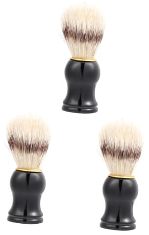 minkissy 3stücke Rasierpinsel Mit Nylonborsten Für Bartpflege Und Tägliche Bequemer Griff Für Professionelle Und Private Nutzung Perfektes Für Und Väter