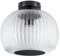 Paulmann 71146 Selection Bathroom Deckenleuchte Ruya IP44 E27 230V max. 60W Glas, Schwarz matt Wand-/Deckenleuchte, Badbeleuchtung