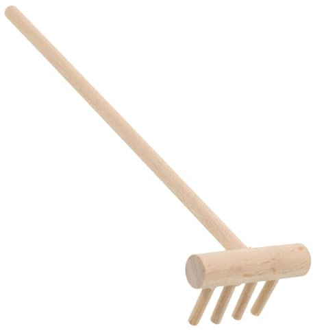DOITOOL Mini Râteau De Jardin en Bambou Outil De Décoration Zen Râteau à Sable Accessoire De Bureau pour Micro-Paysage