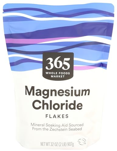 365 by Whole Foods Market, Magnesium Chloride Flakes, Mineral Soaking Aid, 32 Ounce