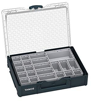 TANOS Systainer³ Organizer M 89 mit 22 Boxen anthrazit (RAL 7016) 83500005