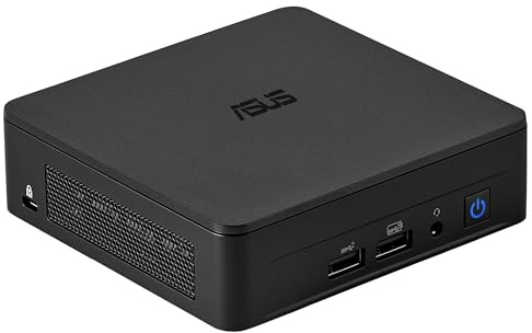 ASUS NUC 13 Pro - Computer desktop Barebone (Intel Core i7-1370PE, vPro, Intel UHD Graphics, senza memoria, senza sistema operativo, cavo di alimentazione incluso