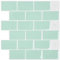 Ecobeautymo 3D Fliesenaufkleber Küche, PVC Fliesen Selbstklebende Fliesensticker Bad Fliesendekor, Klebefolie Fliesen Hellgrün Wasserdicht Wandaufkleber 30.5x30.5cm（4 Blatt）