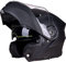 Motorrad-Klapphelm Mit Doppelter Sonnenblende, Modulare Klapphelme Motorradhelm ECE-Zugelassener Integral-Sturzhelm G,3XL=65-66CM