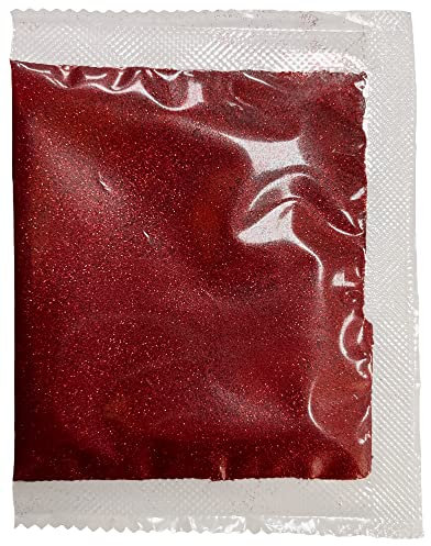 Rammento 40 x 25 g Glitter Bag (1 kg totale) - Glitter per Natale, decorazione, nail art, artigianato, carte, polvere di glitter rosso
