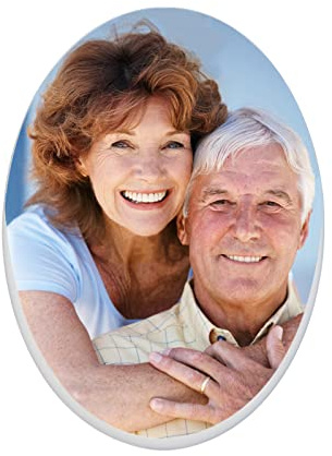 Personalizzato Memoriale Foto in Ceramica Piastrella Personalizzata Immagine Lapide Porcellana Monumento Ritratto Placca Lapide per interno Cimitero Pietra tombale Anniversario Matrimonio