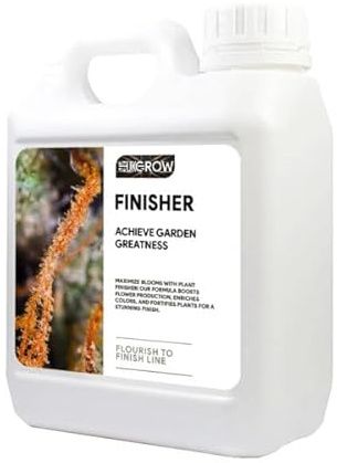 UK Grow Premium Hydroponic and Soil Nutrients - Maximize Plant Growth and Yield (1Ltr, Finisher)