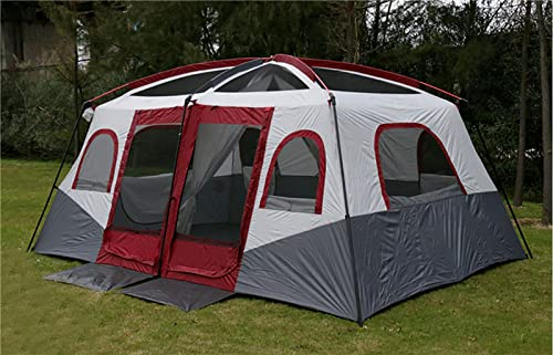 Camping Tent,6-10Persons 2Rooms Large Space Tent,Large Family Tents for Camping 6 Person,6 Man Tent with Living Area and Bedroom, Family Camping
