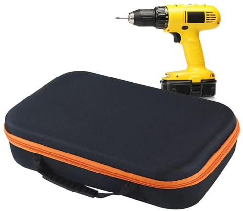 Mallette de rangement pour perceuse électrique | Boîte à outils portable en tissu Oxford avec poignée, sac de rangement léger pour le matériel