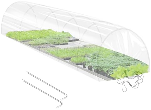 JIEBWCHA Mini tunnel per serra, mini tunnel da giardino, protezione solare trasportabile, per balconi