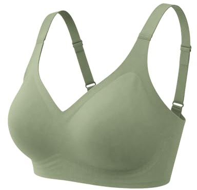 Soutien Gorge Soutien Gorge Sans Armature Sexy Brassière Femme Push Up Comfy Avec Coussinets Sans Coutures Classiques Maintien Rembourré Soutien-Gorge Armature Grande Taille Anti Bourrelet Dos