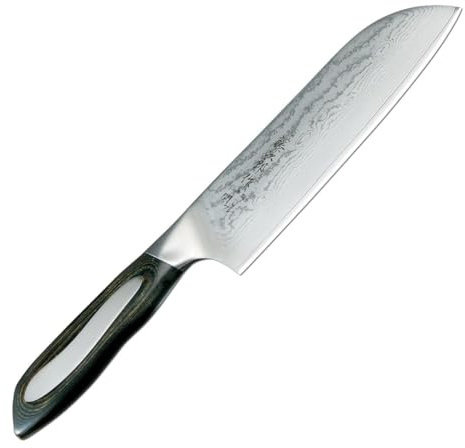 TOJIRO Flash großes SANTOKU Japan Damastmesser 63-Lagen