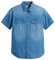 Levi's Men's Ss Relaxed Fit Western Shirt, Tombstone Stonewash, L