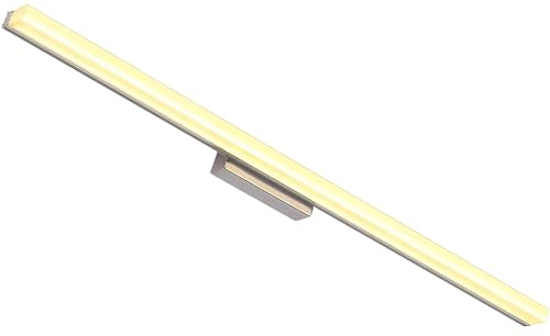 J.SUNUN LED Spiegelleuchte badlampe Warmes Licht 3000K 150CM Spiegellampe badezimmer lampe wand wandlampe Spiegelschrank beleuchtung leuchte lampe Spiegellampen für das bad wasserdicht 30W
